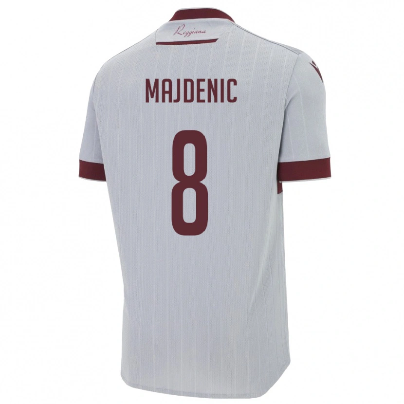 Danxen Men Fran Majdenic #8 Burgundy White Away Jersey 2025/26 T-Shirt