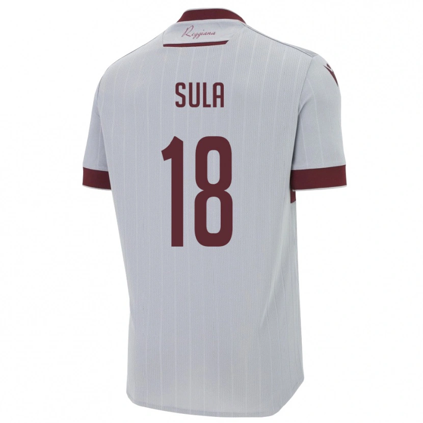 Danxen Men Joel Sula #18 Burgundy White Away Jersey 2025/26 T-Shirt