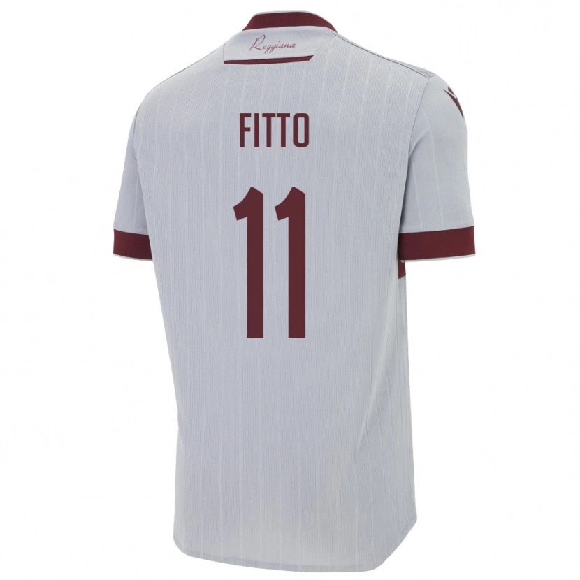 Danxen Men Gabriele Fitto #11 Burgundy White Away Jersey 2025/26 T-Shirt
