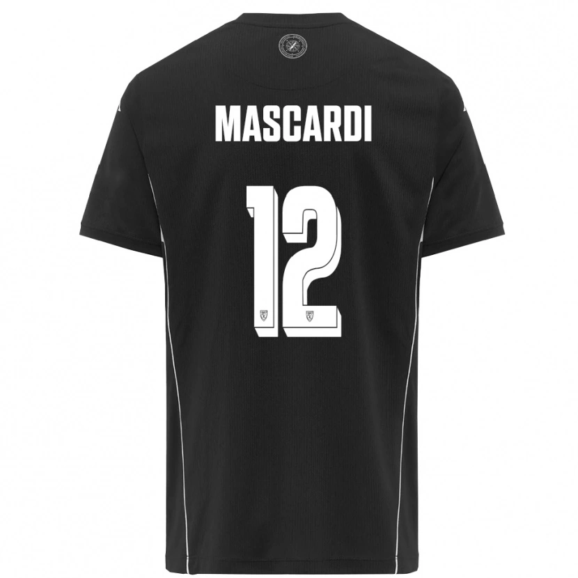Danxen Men Diego Mascardi #12 Black White Away Jersey 2025/26 T-Shirt