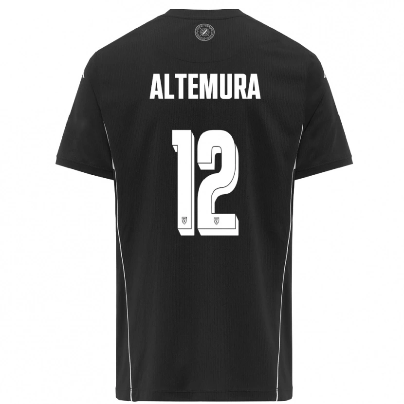 Danxen Men Tommaso Altemura #12 Black White Away Jersey 2025/26 T-Shirt