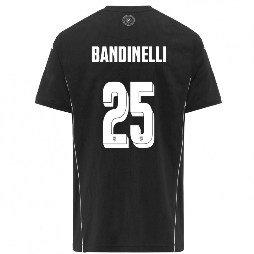 Danxen Men Filippo Bandinelli #25 Black White Away Jersey 2025/26 T-Shirt