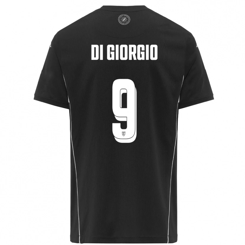 Danxen Men Riccardo Di Giorgio #9 Black White Away Jersey 2025/26 T-Shirt