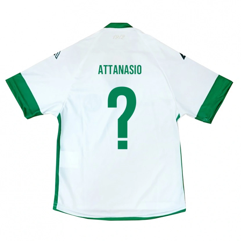 Danxen Men Carlo Attanasio #0 White Green Blue Away Jersey 2025/26 T-Shirt