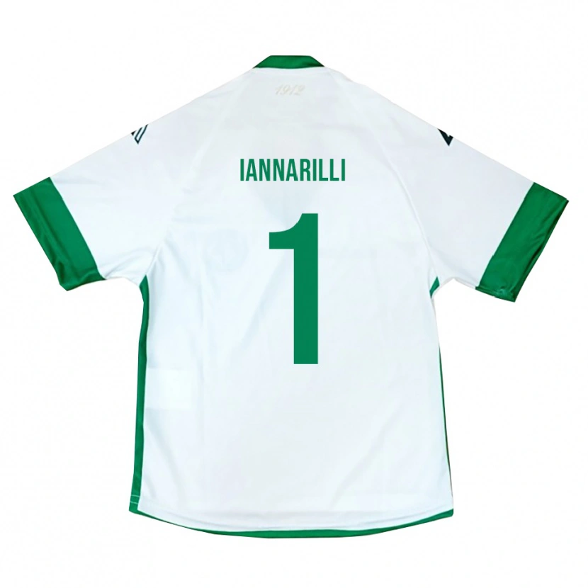 Danxen Men Antony Iannarilli #1 White Green Blue Away Jersey 2025/26 T-Shirt