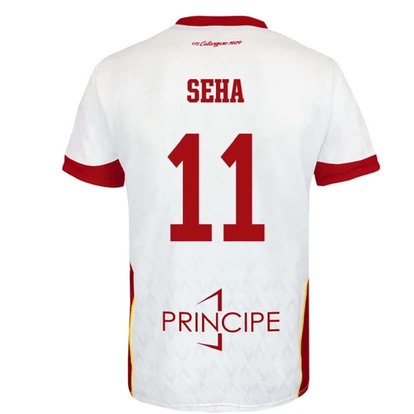 Danxen Men Sayha Seha #11 White Red Away Jersey 2025/26 T-Shirt