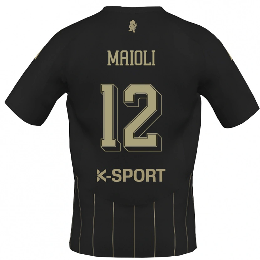 Danxen Men Francesco Maioli #12 Gray White Away Jersey 2025/26 T-Shirt