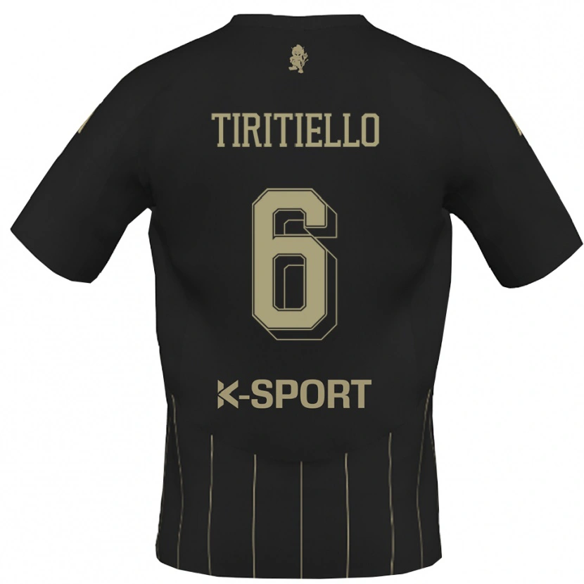 Danxen Men Andrea Tiritiello #6 Gray White Away Jersey 2025/26 T-Shirt
