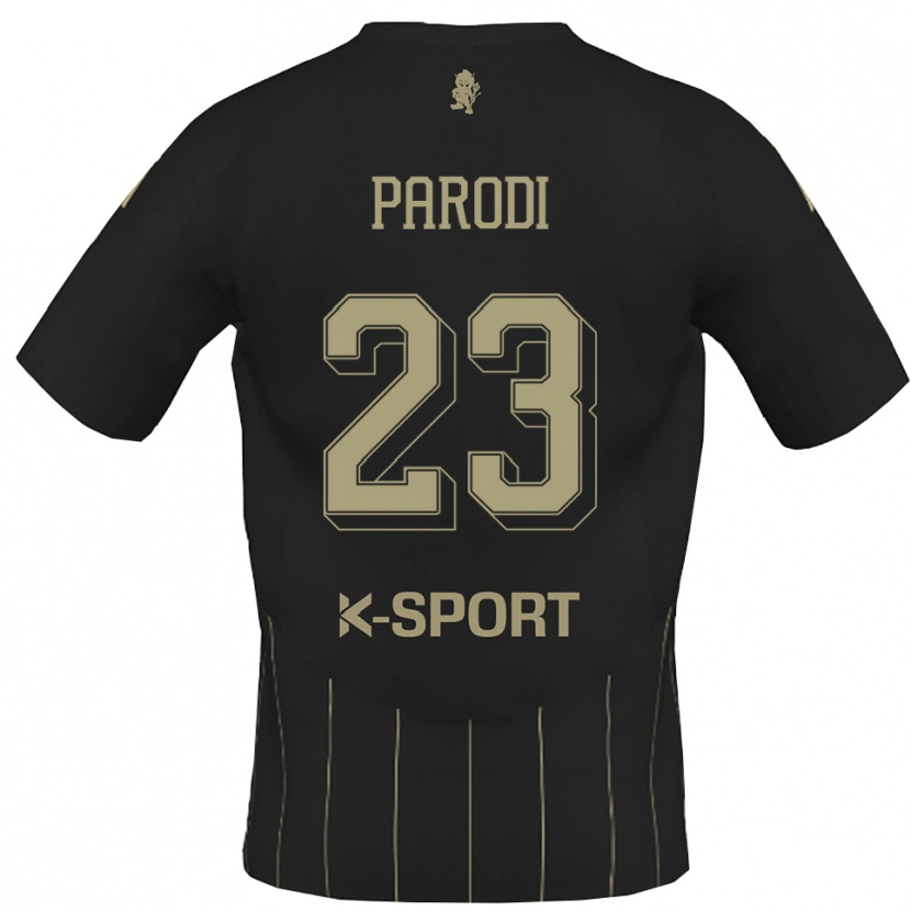 Danxen Men Luca Parodi #23 Gray White Away Jersey 2025/26 T-Shirt