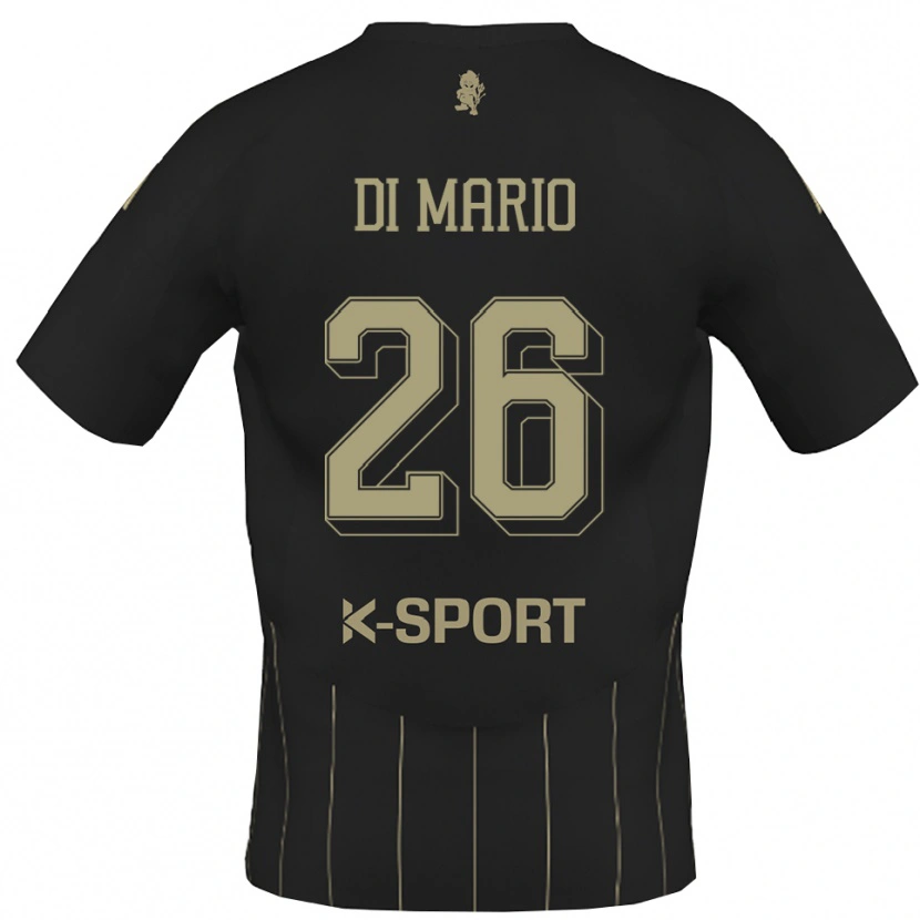 Danxen Men Stefano Di Mario #26 Gray White Away Jersey 2025/26 T-Shirt