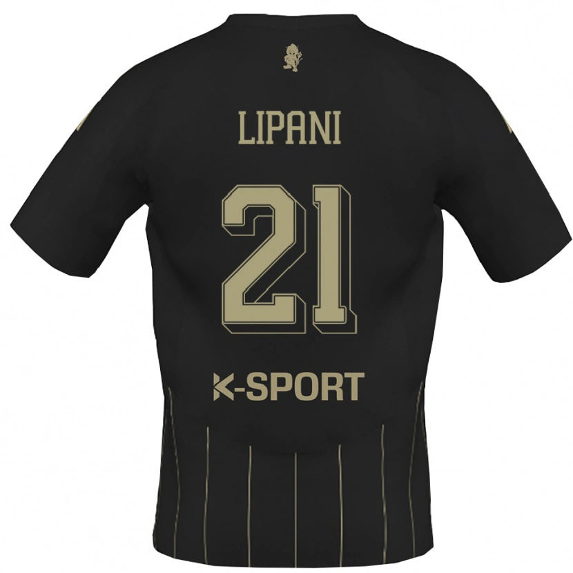 Danxen Men Iacopo Lipani #21 Gray White Away Jersey 2025/26 T-Shirt
