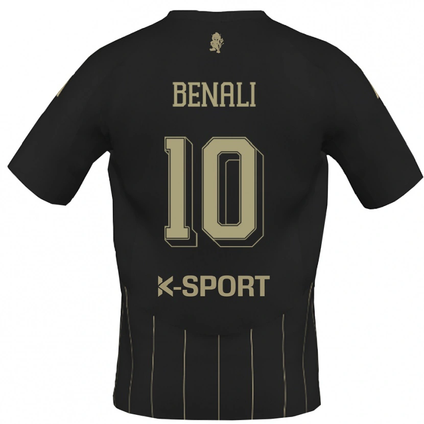 Danxen Men Ahmad Benali #10 Gray White Away Jersey 2025/26 T-Shirt