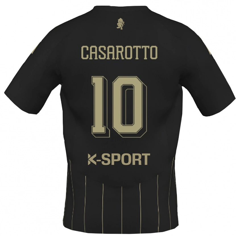 Danxen Men Matteo Casarotto #10 Gray White Away Jersey 2025/26 T-Shirt