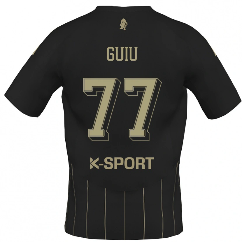 Danxen Men Bernat Guiu #77 Gray White Away Jersey 2025/26 T-Shirt