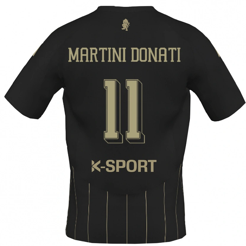Danxen Men Cesare Martini Donati #11 Gray White Away Jersey 2025/26 T-Shirt