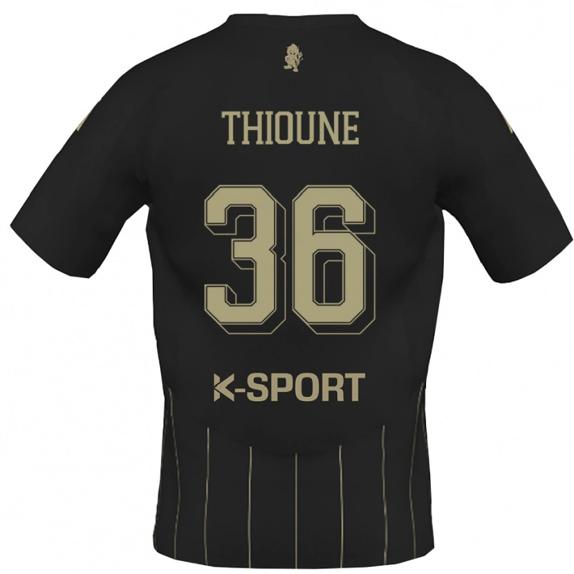 Danxen Men Alioune Thioune #36 Gray White Away Jersey 2025/26 T-Shirt