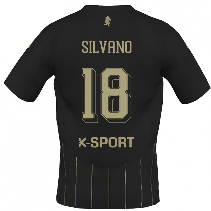 Danxen Men Matteo Silvano #18 Gray White Away Jersey 2025/26 T-Shirt