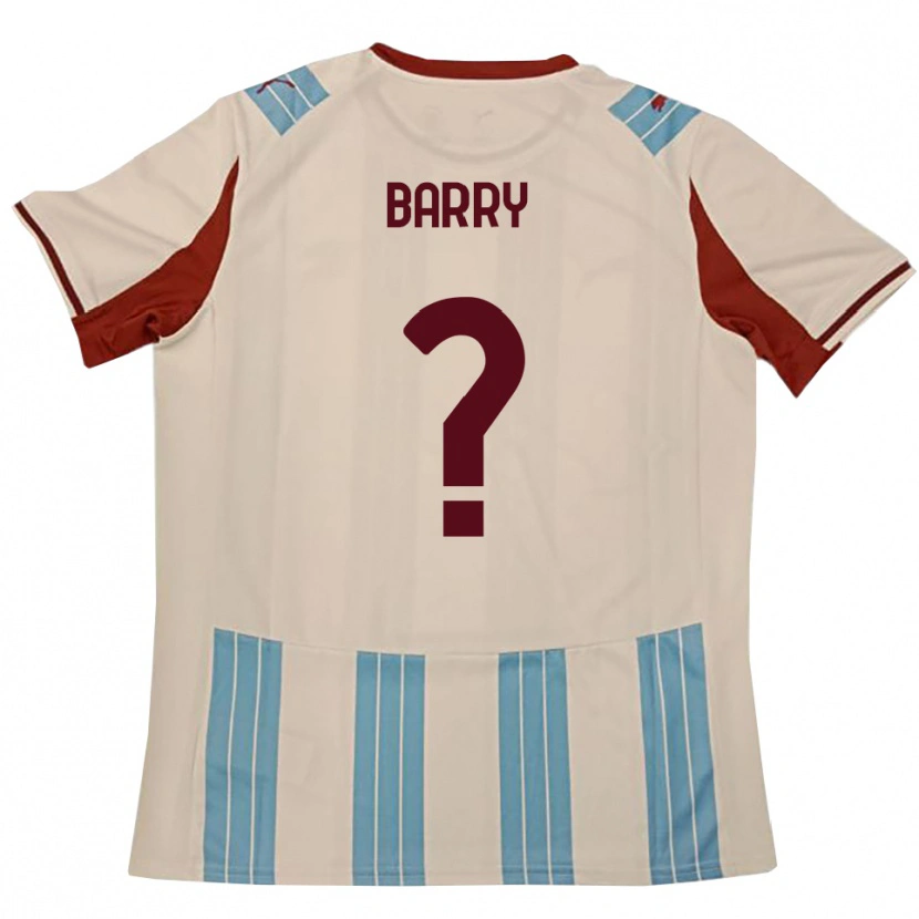 Danxen Men Sammy Barry #0 Sky Blue White Away Jersey 2025/26 T-Shirt