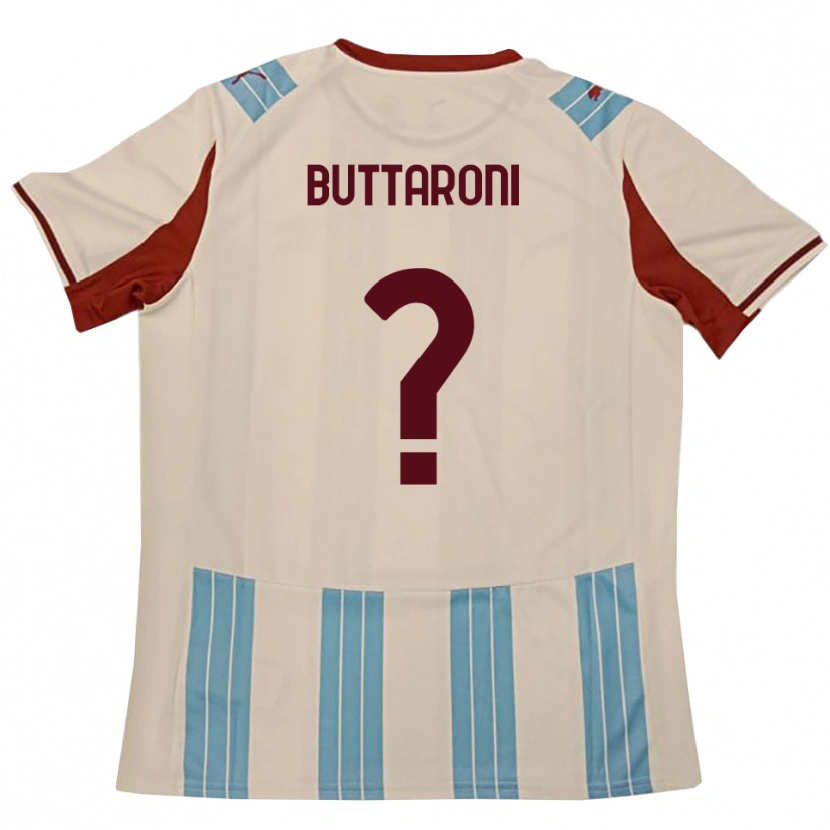 Danxen Men Cristiano Buttaroni #0 Sky Blue White Away Jersey 2025/26 T-Shirt