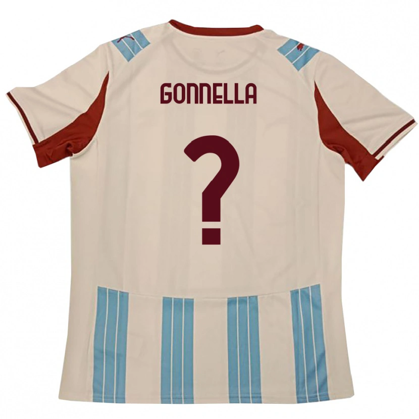 Danxen Men Andrea Gonnella #0 Sky Blue White Away Jersey 2025/26 T-Shirt