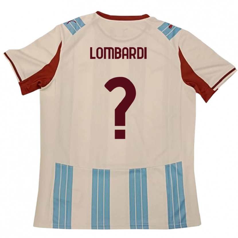Danxen Men Lorenzo Lombardi #0 Sky Blue White Away Jersey 2025/26 T-Shirt