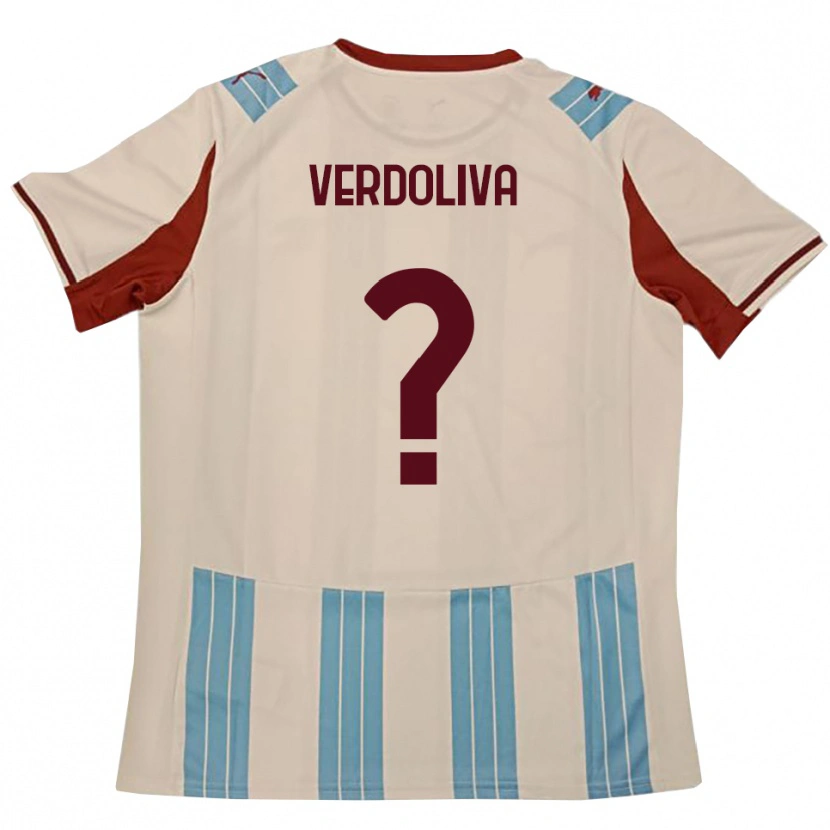 Danxen Men Michele Verdoliva #0 Sky Blue White Away Jersey 2025/26 T-Shirt