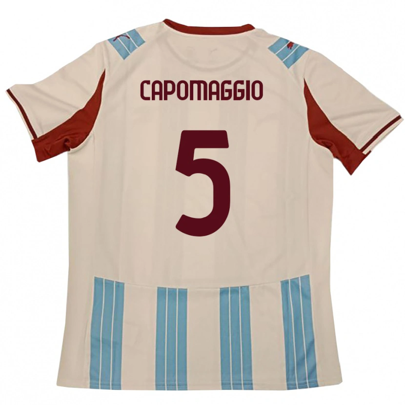 Danxen Men Galo Capomaggio #5 Sky Blue White Away Jersey 2025/26 T-Shirt
