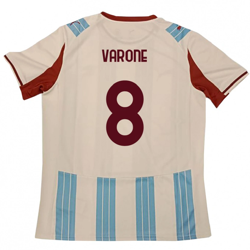 Danxen Men Ivan Varone #8 Sky Blue White Away Jersey 2025/26 T-Shirt