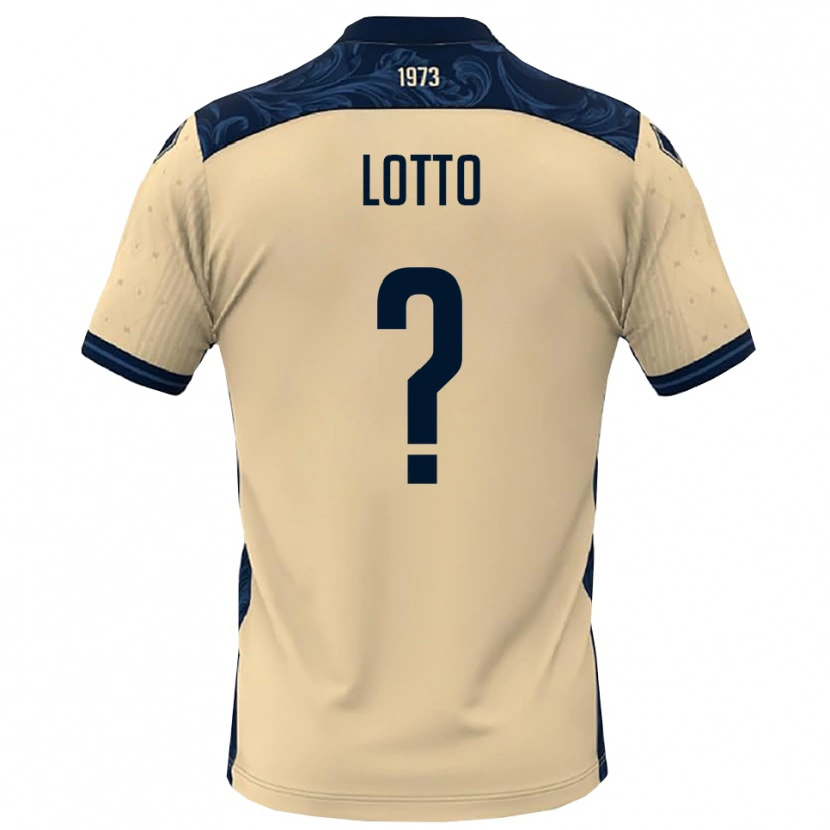 Danxen Men Nicolò Lotto #0 White Navy Away Jersey 2025/26 T-Shirt
