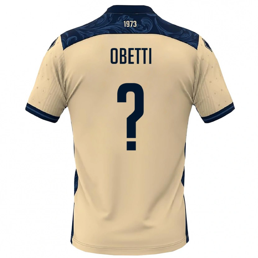 Danxen Men Gianmarco Obetti #0 White Navy Away Jersey 2025/26 T-Shirt