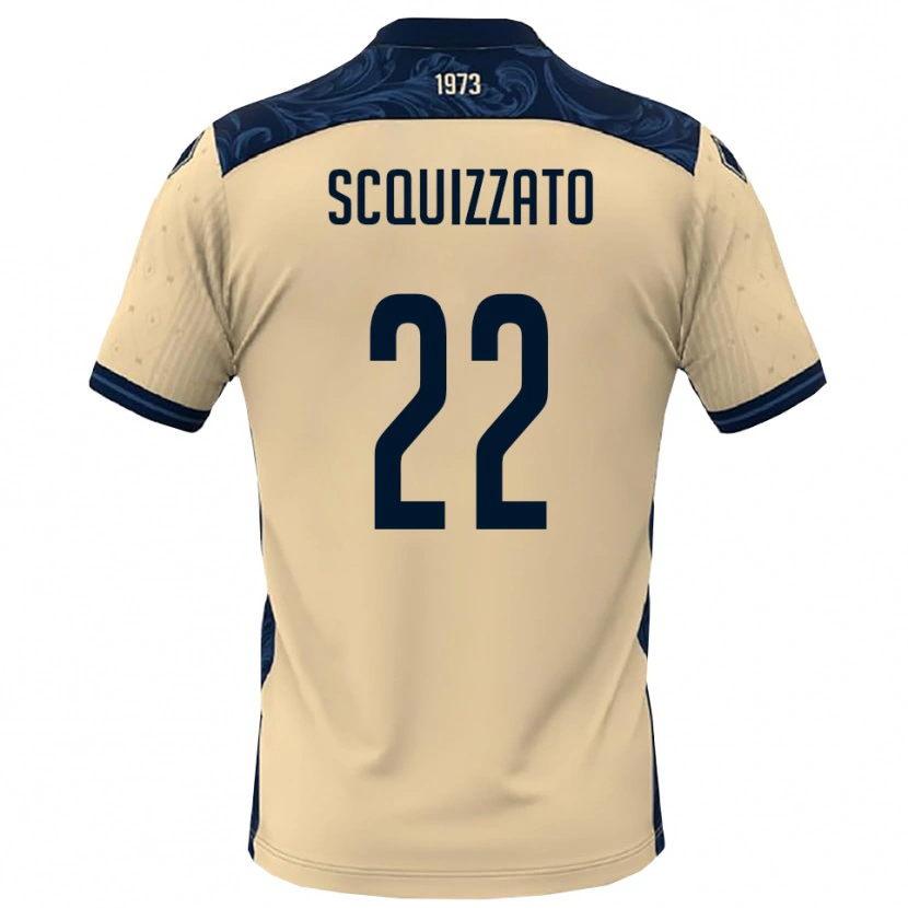 Danxen Men Edoardo Scquizzato #22 White Navy Away Jersey 2025/26 T-Shirt