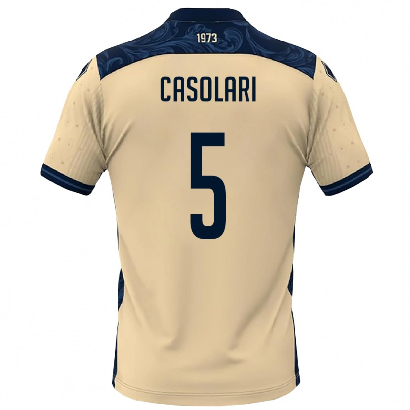 Danxen Men Federico Casolari #5 White Navy Away Jersey 2025/26 T-Shirt