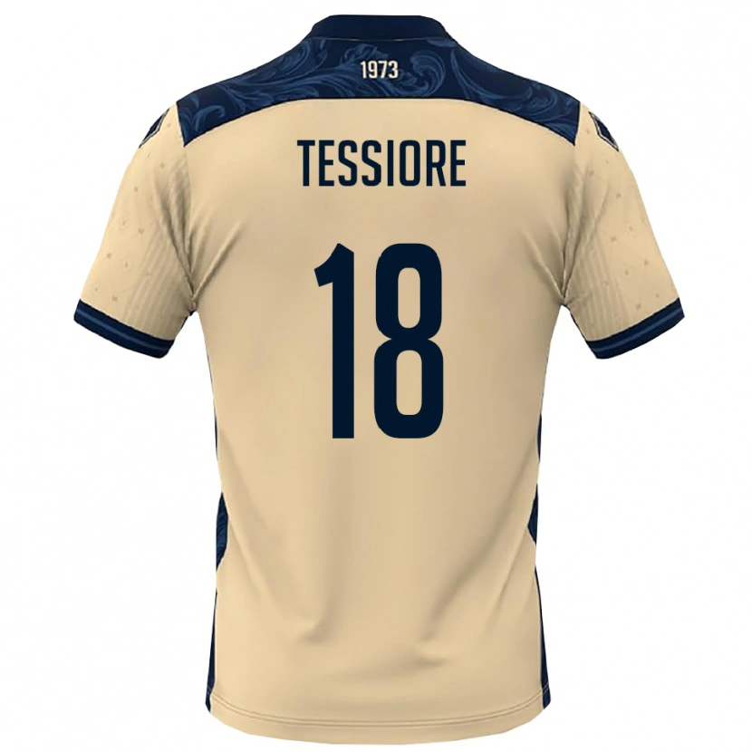 Danxen Men Andrea Tessiore #18 White Navy Away Jersey 2025/26 T-Shirt