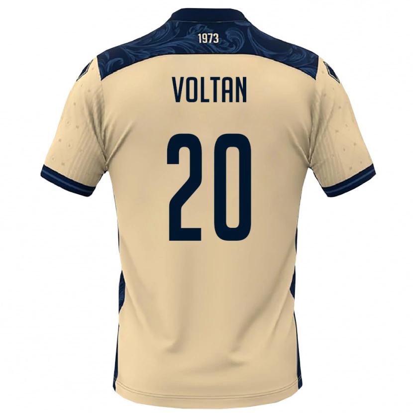 Danxen Men Davide Voltan #20 White Navy Away Jersey 2025/26 T-Shirt