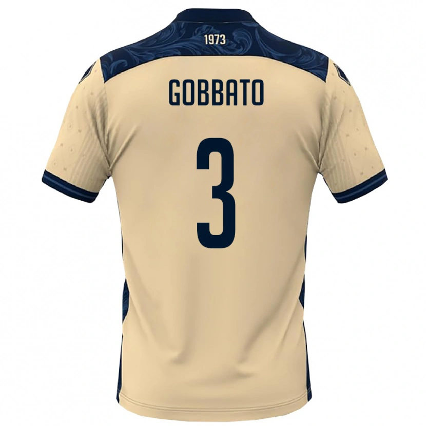 Danxen Men Michele Gobbato #3 White Navy Away Jersey 2025/26 T-Shirt