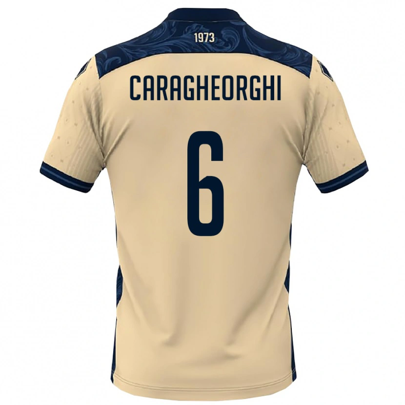 Danxen Men Nichita Caragheorghi #6 White Navy Away Jersey 2025/26 T-Shirt