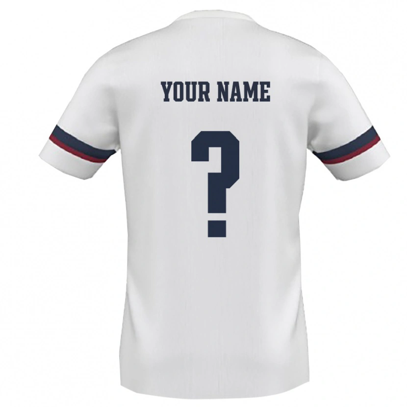 Danxen Men Your Name #0 White Red Away Jersey 2025/26 T-Shirt