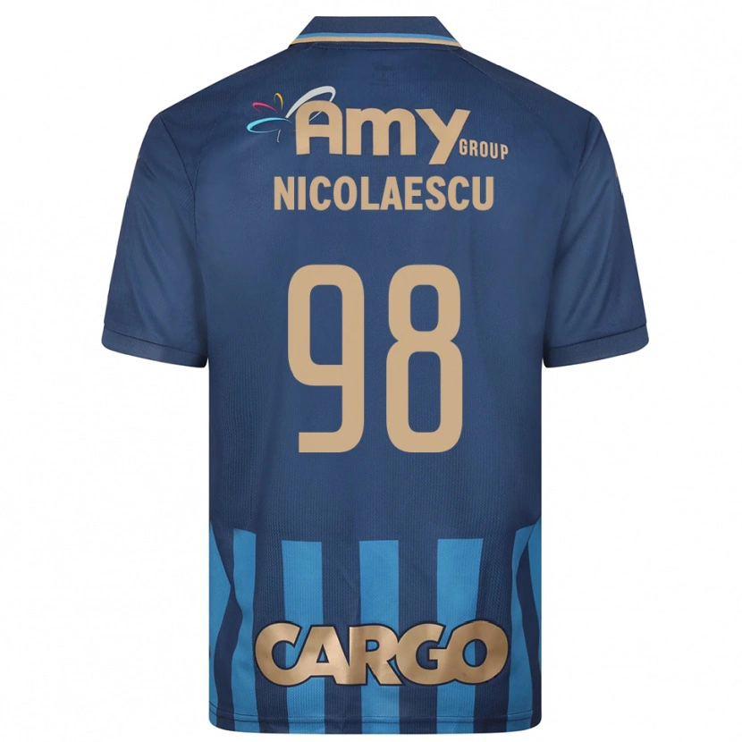 Danxen Men Ion Nicolaescu #98 Navy Blue Away Jersey 2025/26 T-Shirt