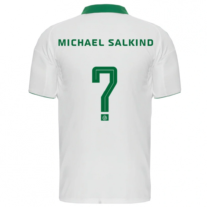 Danxen Men Liav Michael Salkind #0 White Green Away Jersey 2025/26 T-Shirt