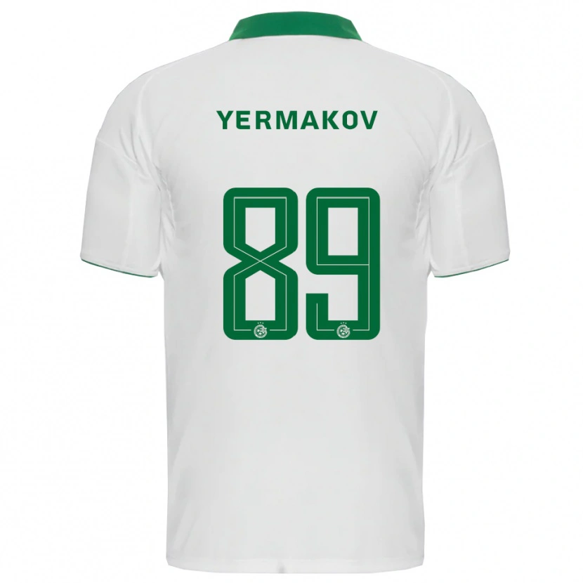 Danxen Men Georgiy Yermakov #89 White Green Away Jersey 2025/26 T-Shirt