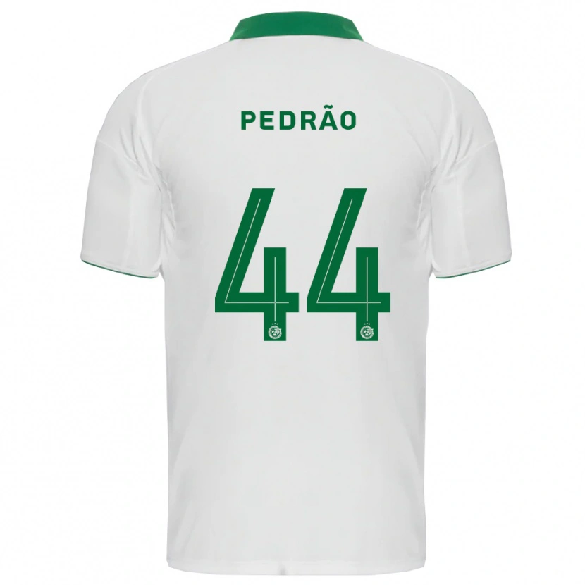Danxen Men Pedrão #44 White Green Away Jersey 2025/26 T-Shirt