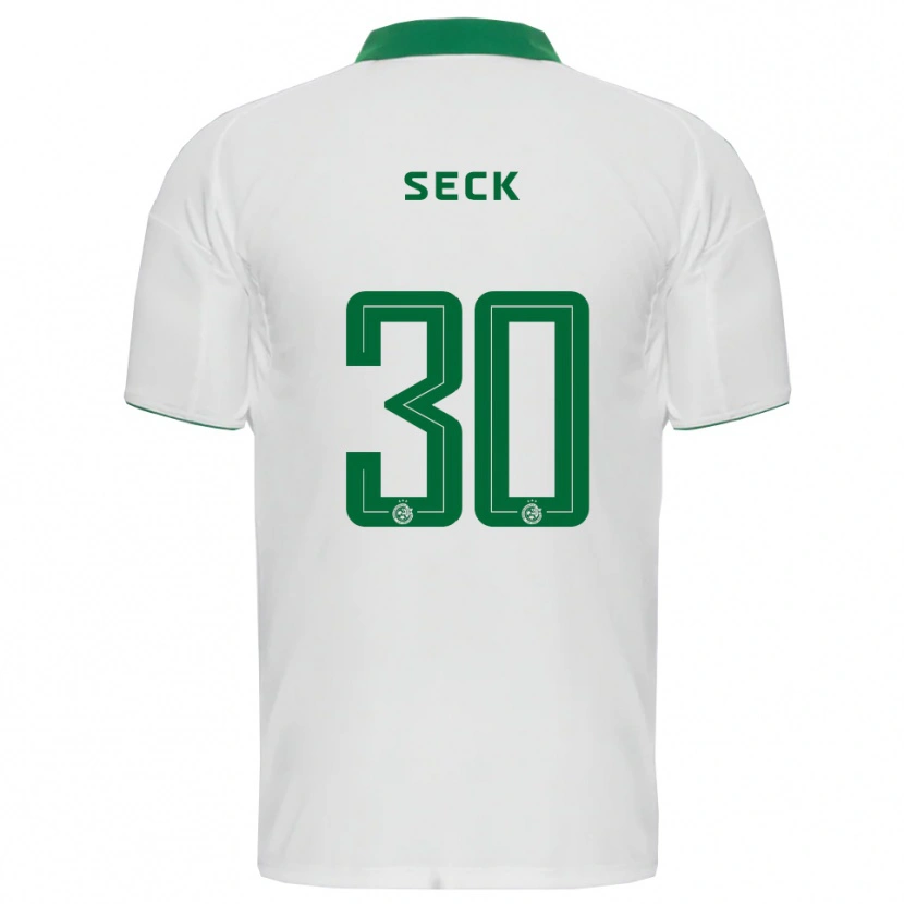 Danxen Men Abdoulaye Seck #30 White Green Away Jersey 2025/26 T-Shirt