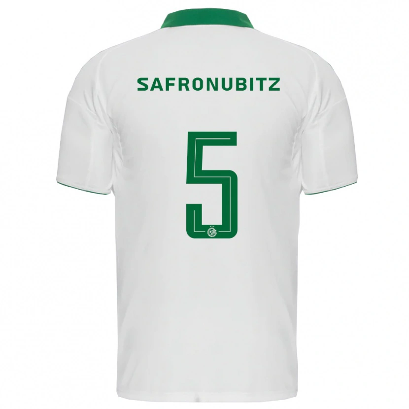 Danxen Men Dan Safronubitz #5 White Green Away Jersey 2025/26 T-Shirt
