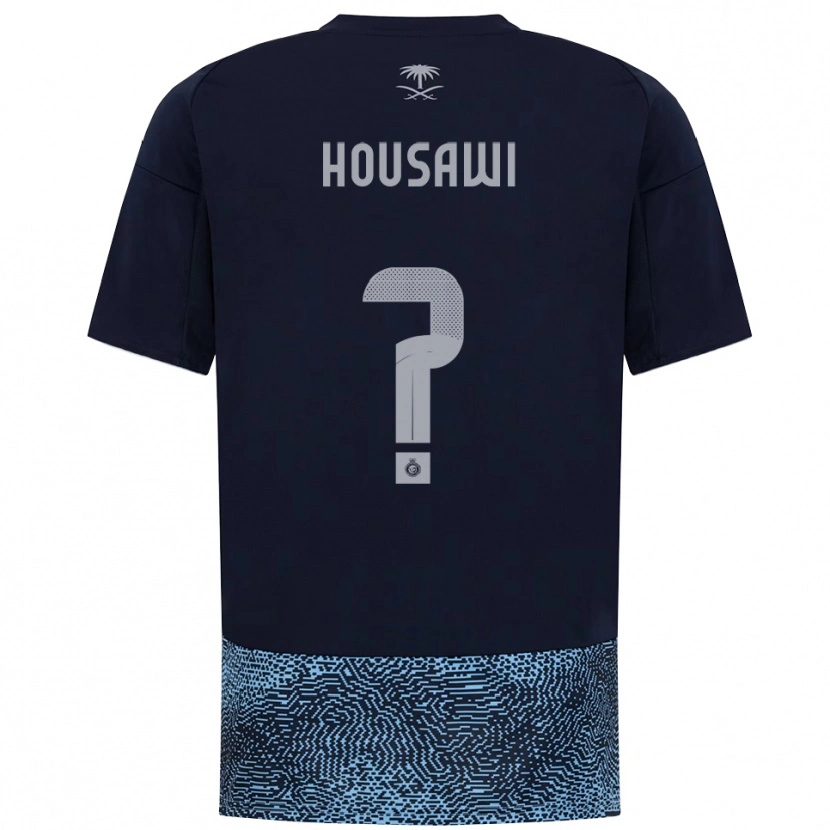 Danxen Men Asser Housawi #0 Navy Sky Blue Away Jersey 2025/26 T-Shirt