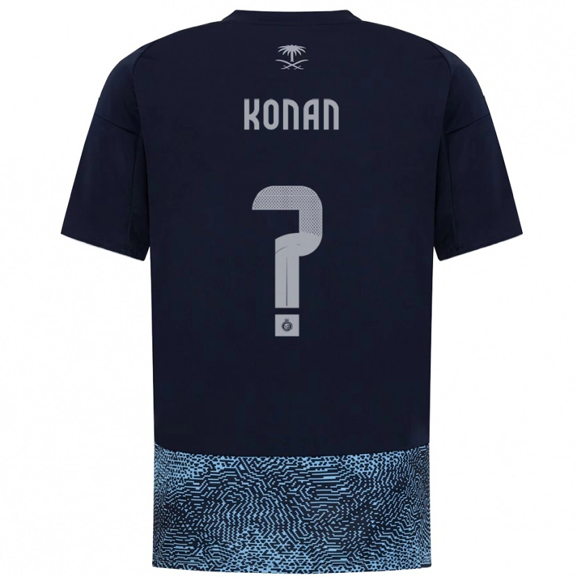 Danxen Men Ghislain Konan #0 Navy Sky Blue Away Jersey 2025/26 T-Shirt