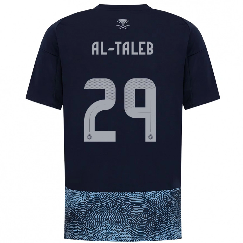 Danxen Men Fahad Al-Taleb #29 Navy Sky Blue Away Jersey 2025/26 T-Shirt
