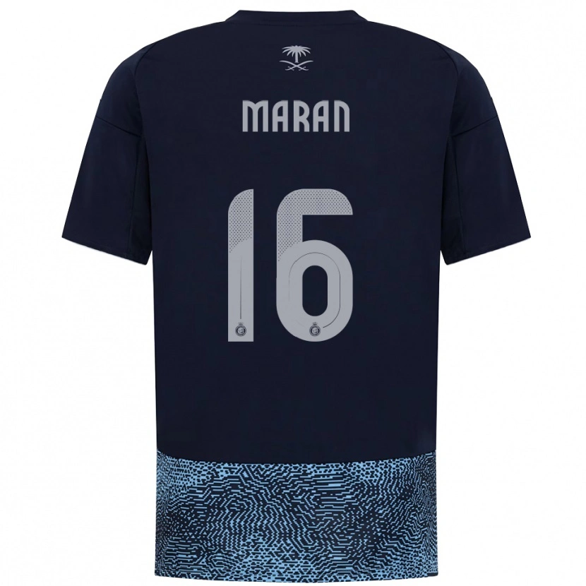 Danxen Men Mohammed Marran #16 Navy Sky Blue Away Jersey 2025/26 T-Shirt