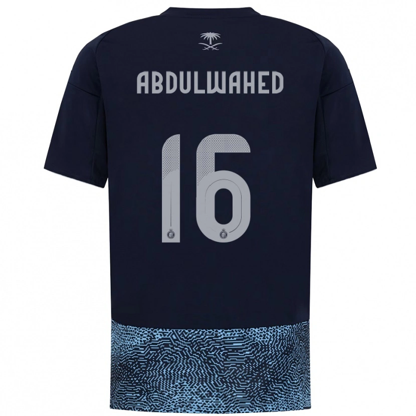 Danxen Men Ghader Abdulwahed #16 Navy Sky Blue Away Jersey 2025/26 T-Shirt