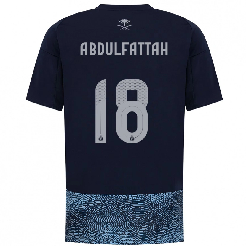 Danxen Men Abdulfattah Adam #18 Navy Sky Blue Away Jersey 2025/26 T-Shirt