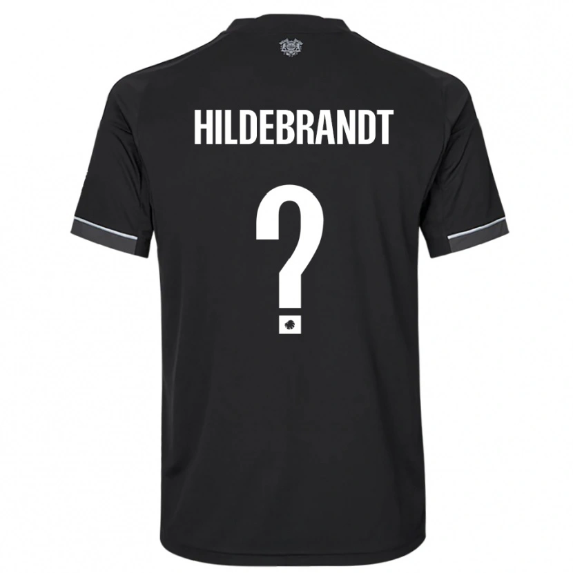 Danxen Men Sylvester Hildebrandt #0 Black White Away Jersey 2025/26 T-Shirt